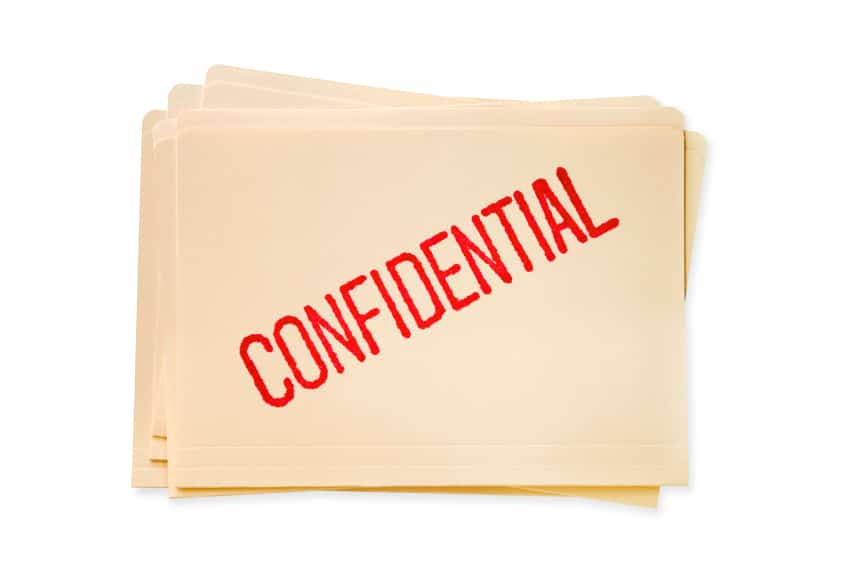 Confidentiality Practices of Trainees Applying for Clinical Training Positions