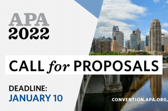 Call for SAP Program Proposals APA 2022